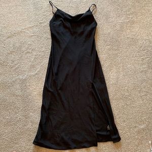 Urban Outfitters Cowl Neck Midi Slip Dress